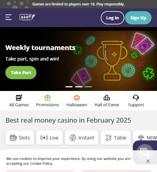 SlotShake Casino